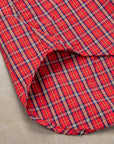 Gitman Vintage x Frans Boone 100/2 Organic Poplin Check - Claret