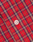 Gitman Vintage x Frans Boone 100/2 Organic Poplin Check - Claret