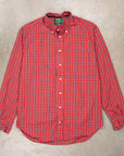 Gitman Vintage x Frans Boone 100/2 Organic Poplin Check - Claret