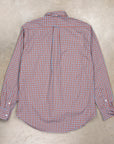 Gitman Vintage x Frans Boone 100/2 Organic Poplin Check - Sax