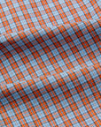 Gitman Vintage x Frans Boone 100/2 Organic Poplin Check - Sax