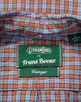 Gitman Vintage x Frans Boone 100/2 Organic Poplin Check - Sax