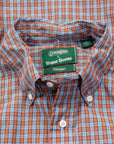 Gitman Vintage x Frans Boone 100/2 Organic Poplin Check - Sax