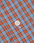 Gitman Vintage x Frans Boone 100/2 Organic Poplin Check - Sax
