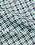 Gitman Vintage x Frans Boone Royal Flannel Plaid - Aqua Green