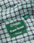 Gitman Vintage x Frans Boone Royal Flannel Plaid - Aqua Green