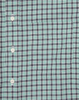 Gitman Vintage x Frans Boone Royal Flannel Plaid - Aqua Green