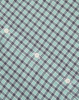 Gitman Vintage x Frans Boone Royal Flannel Plaid - Aqua Green