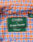 Gitman Vintage x Frans Boone Royal Flannel Plaid - Burnt Orange