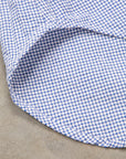 Gitman Vintage x Frans Boone 40/1 Irregular Yarn Oxford Check - Navy