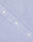 Gitman Vintage x Frans Boone 40/1 Irregular Yarn Oxford Check - Navy