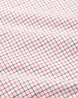 Gitman Vintage x Frans Boone 40/1 Irregular Yarn Oxford Tattersal - Navy & Red