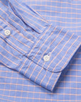 Gitman Vintage x Frans Boone 80/2 Smooth Poplin Check - Gulf