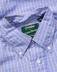 Gitman Vintage x Frans Boone 80/2 Smooth Poplin Check - Gulf