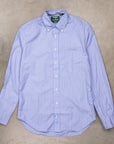 Gitman Vintage x Frans Boone 80/2 Smooth Poplin Check - Gulf