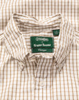 Gitman Vintage x Frans Boone 80/2 Smooth Poplin Check - Sahara