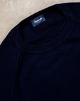 Drumohr Cashmere Felpa Blu Notte