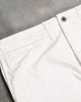 RRL Field Chino Herringbone Twill White