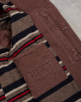 The Corona Utility CJ076 Utica Field Coat Chocolate Brown