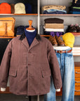 The Corona Utility CJ076 Utica Field Coat Chocolate Brown