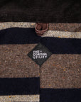The Corona Utility CJ076 Utica Field Coat Chocolate Brown