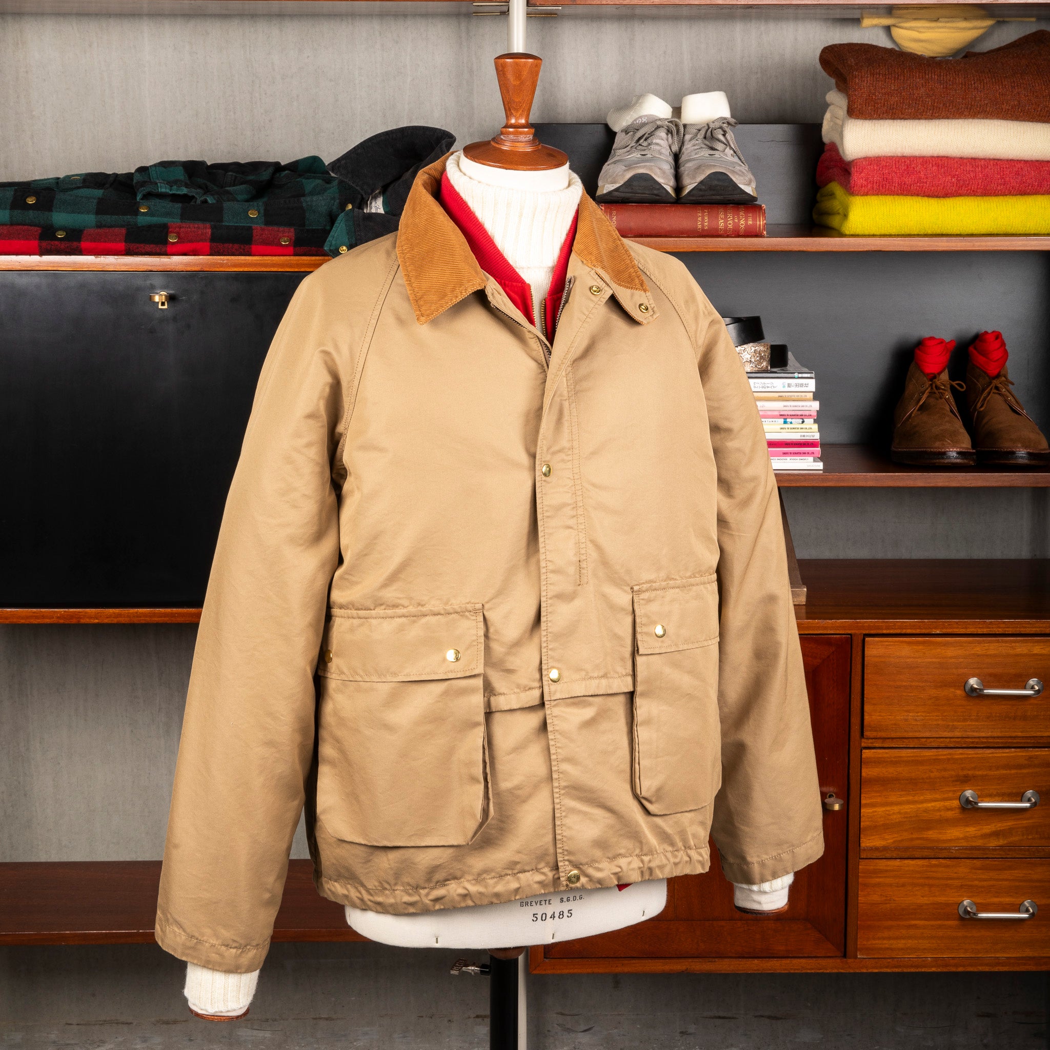 Remi Relief Field Jacket 80/2 Beige – Frans Boone Store