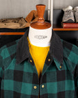 Remi Relief Checkered Field Jacket Flannel Green