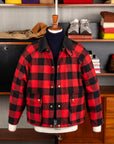Remi Relief Checkered Field Jacket Flannel Red