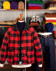 Remi Relief Checkered Field Jacket Flannel Red