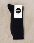 Frans Boone Socks Lungo Fillo di Scozia Blu Notte