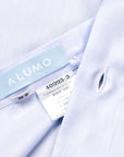 Finamore 'Traveller' Shirt Milano Fit Collar Eduardo Blue Alumo twill