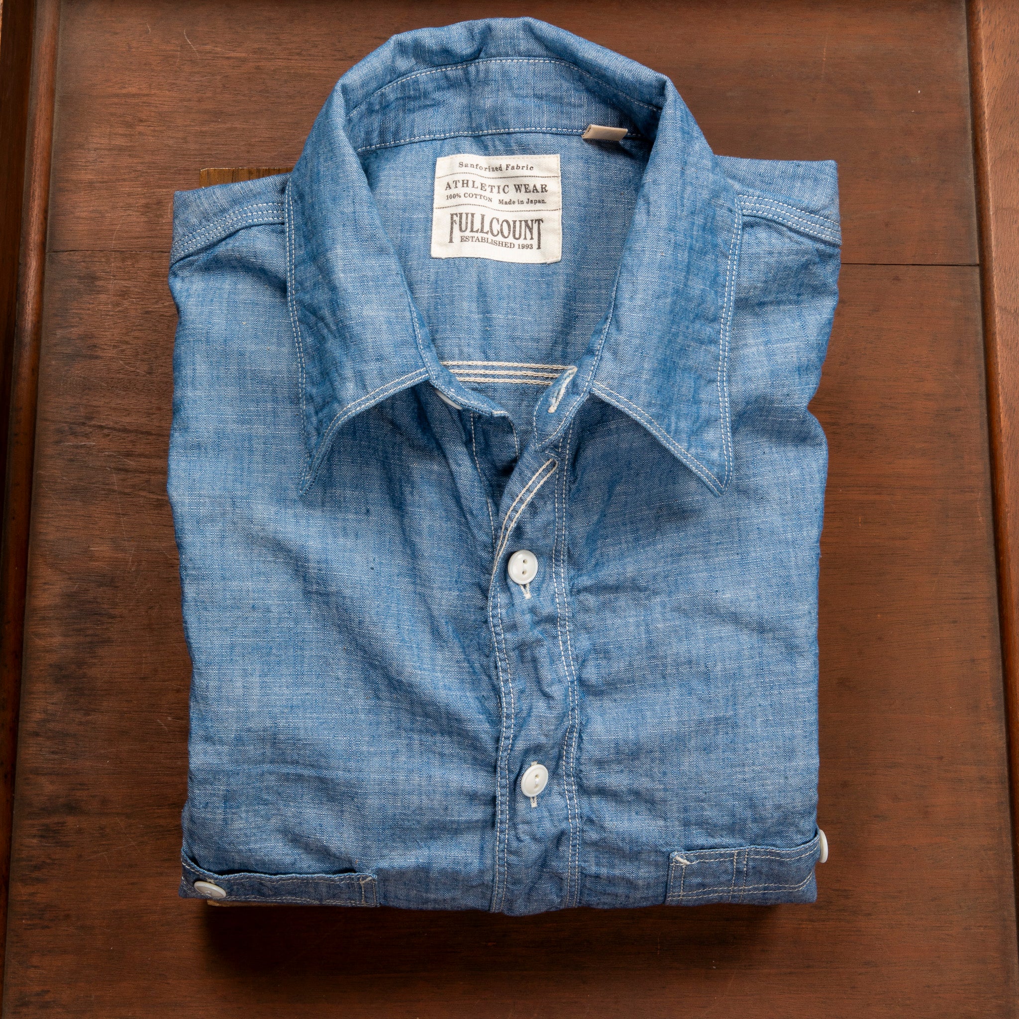 Fullcount 4090 Triple Stitch 4.6 Oz Chambray Shirt – Frans