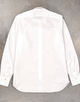 Finamore Gaeta Shirt Lucio Collar Alumo Poplin White