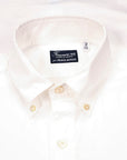 Finamore Gaeta Shirt Lucio Collar Alumo Poplin White