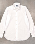 Finamore Gaeta Shirt Lucio Collar Alumo Poplin White
