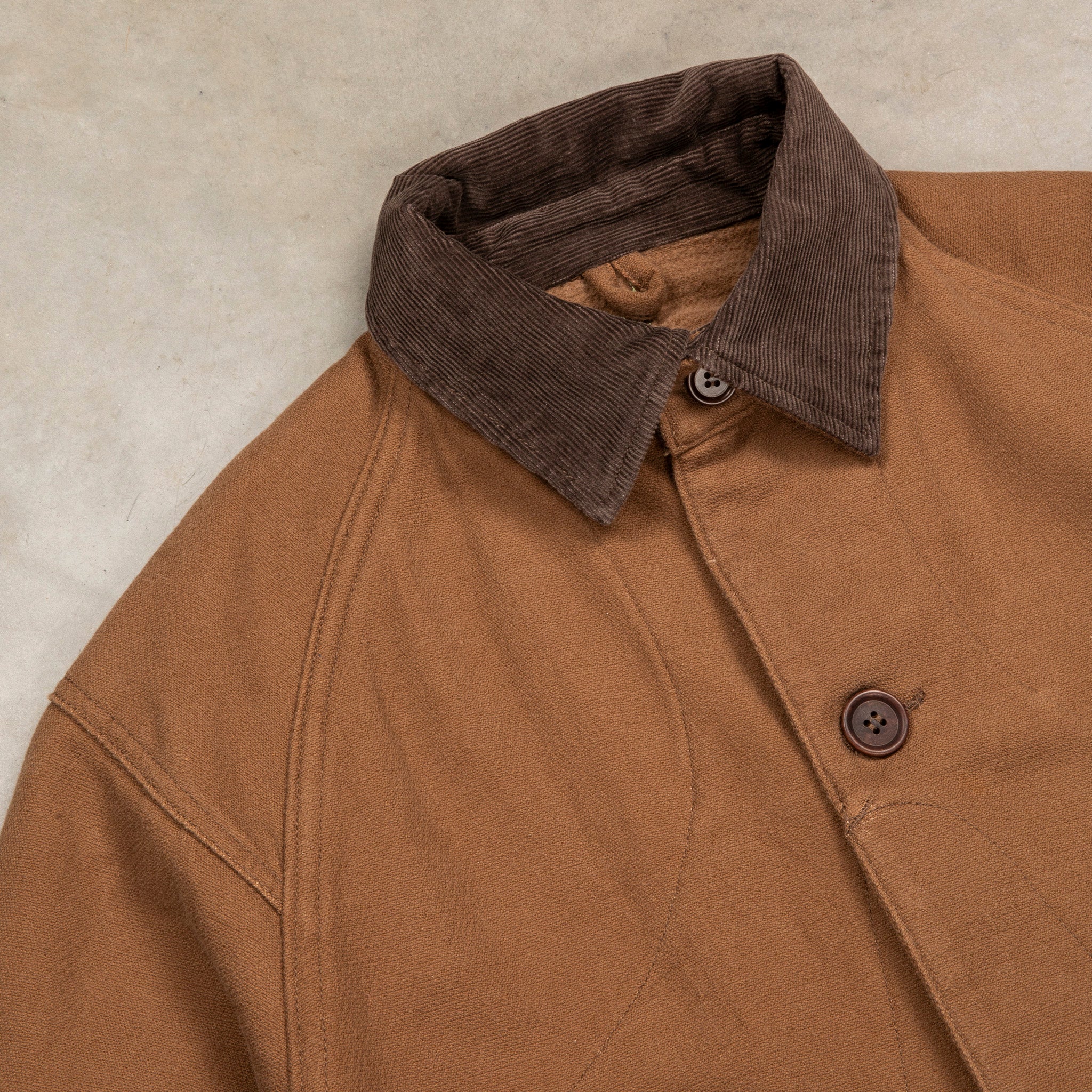 The Corona Utility CJ001 Game Jacket Hunting Dobby Cloth Brown