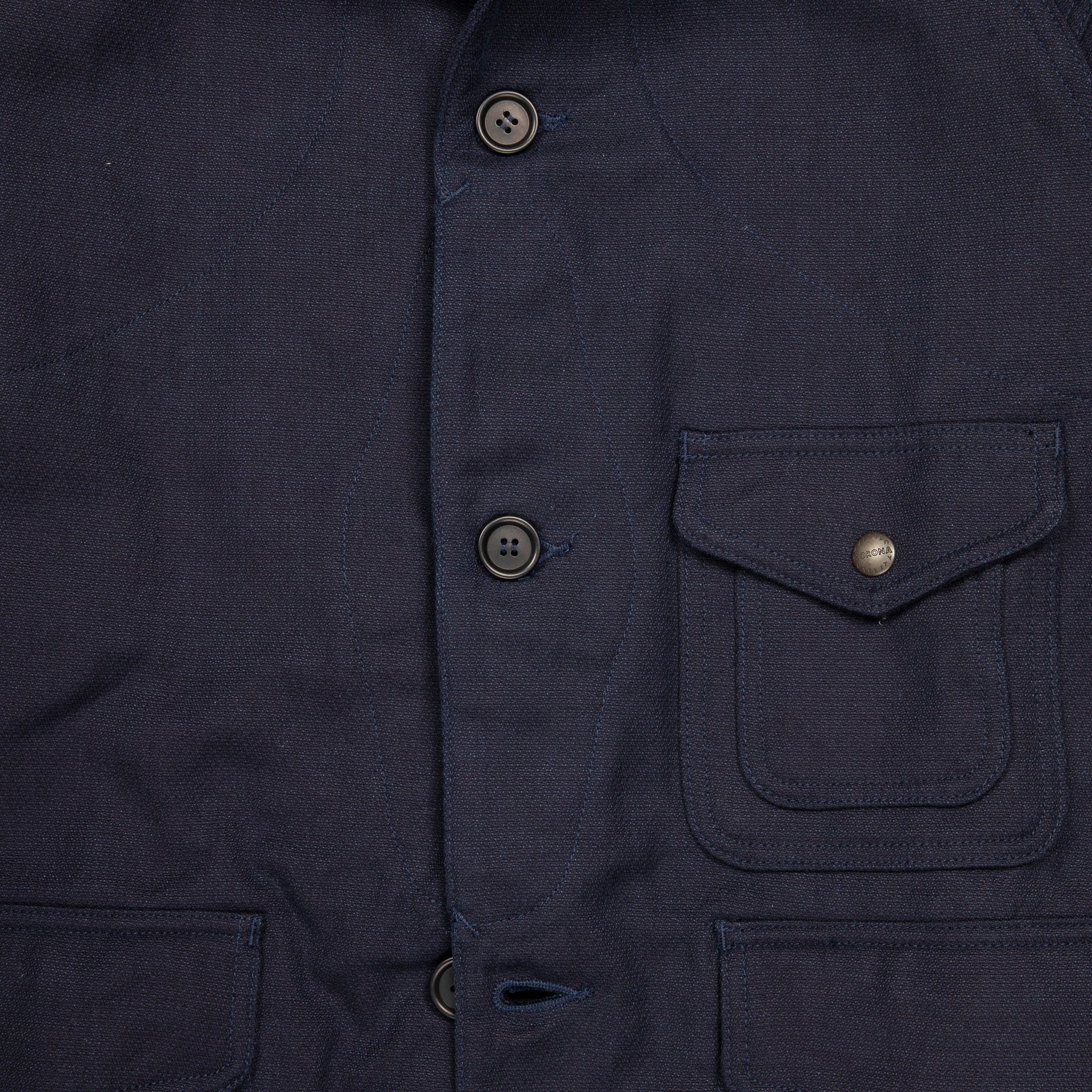 The Corona Utility CJ001 Game Jacket Hunting Dobby Cloth Navy