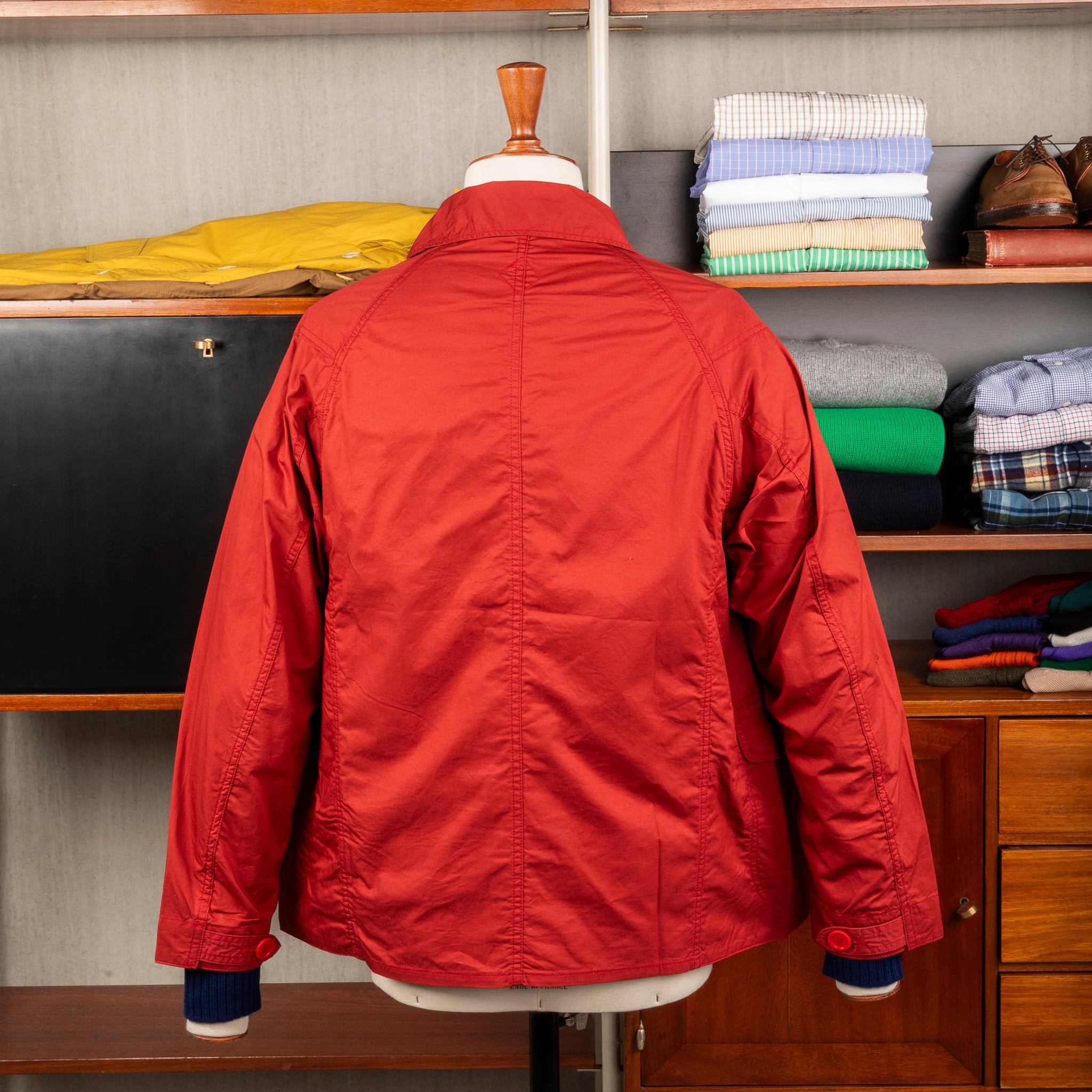 The Corona Utility CJ001 Game Jacket Cotton Light Twill Red