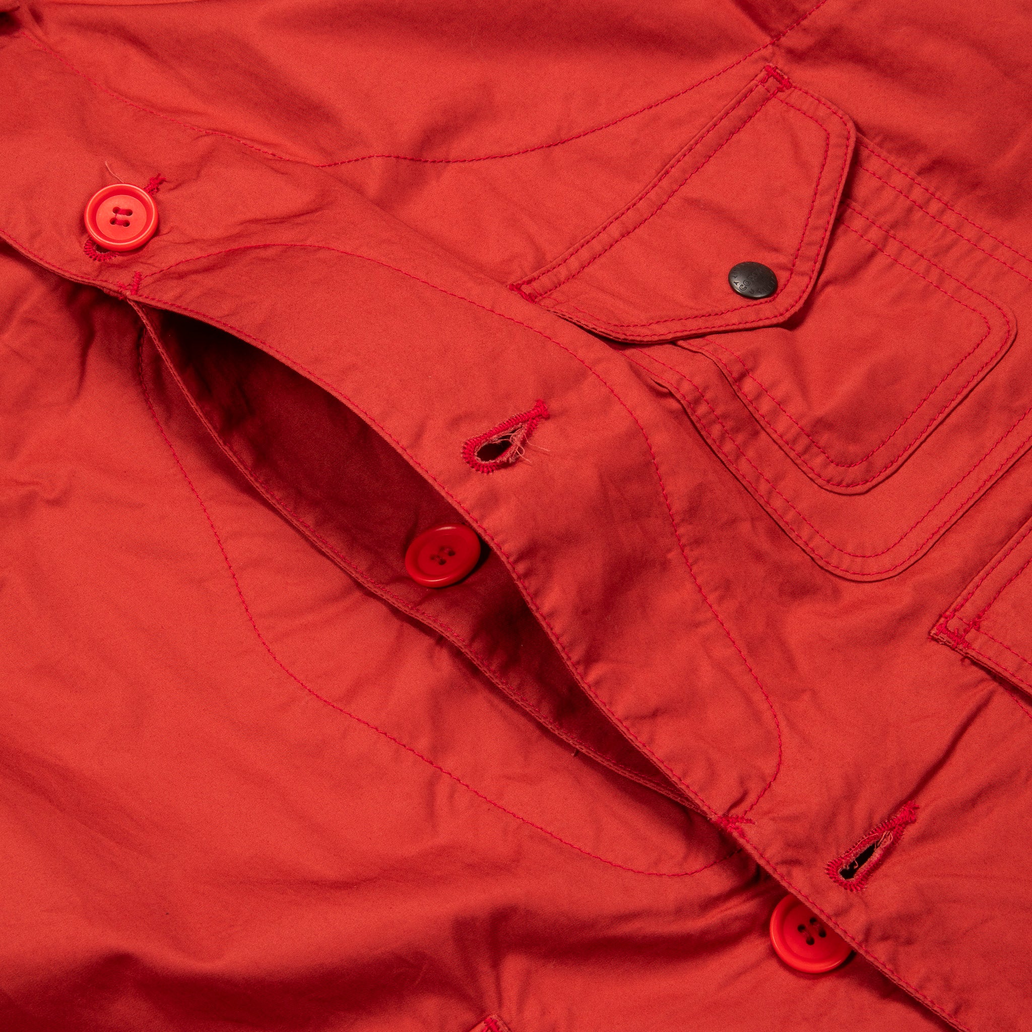 The Corona Utility CJ001 Game Jacket Cotton Light Twill Red