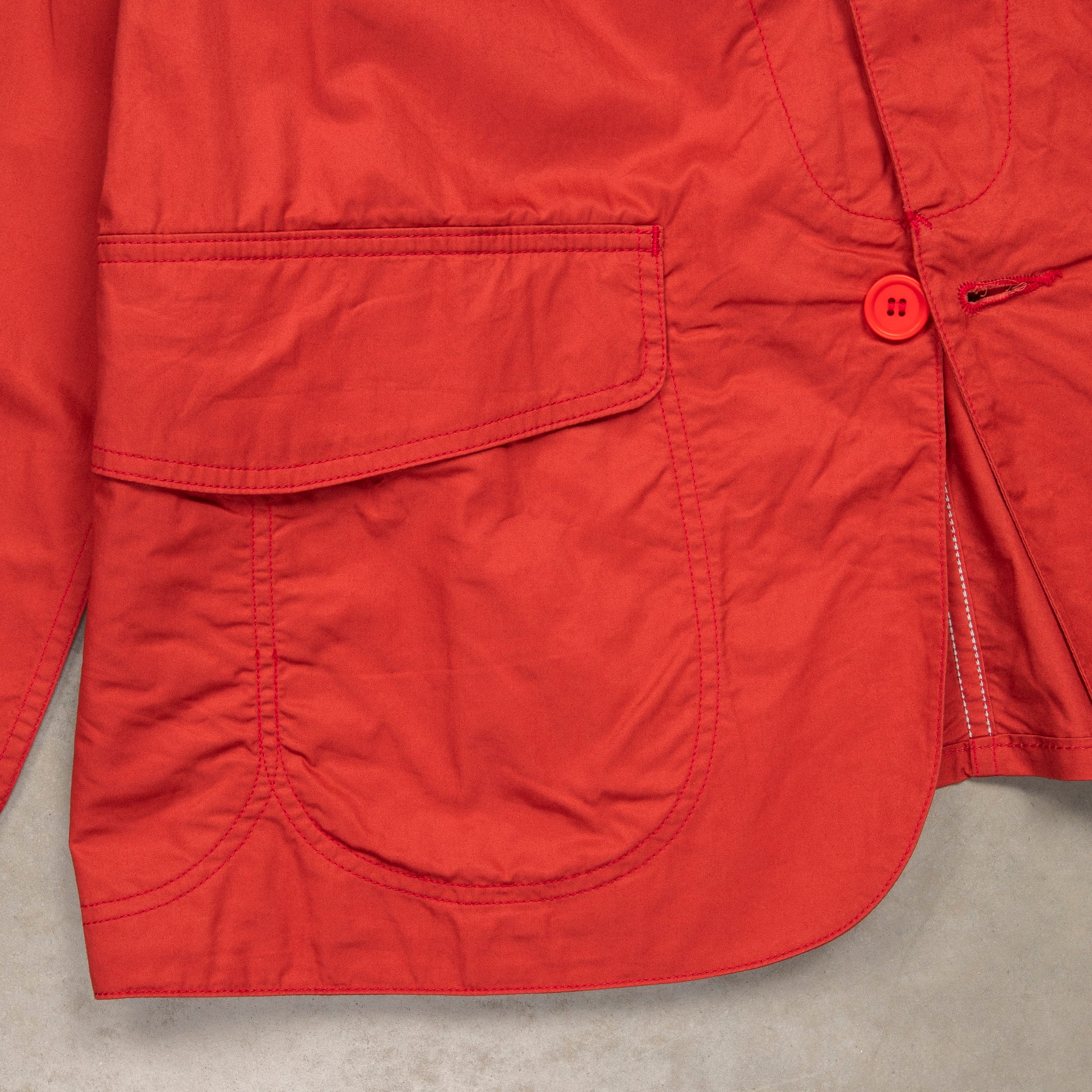 The Corona Utility CJ001 Game Jacket Cotton Light Twill Red