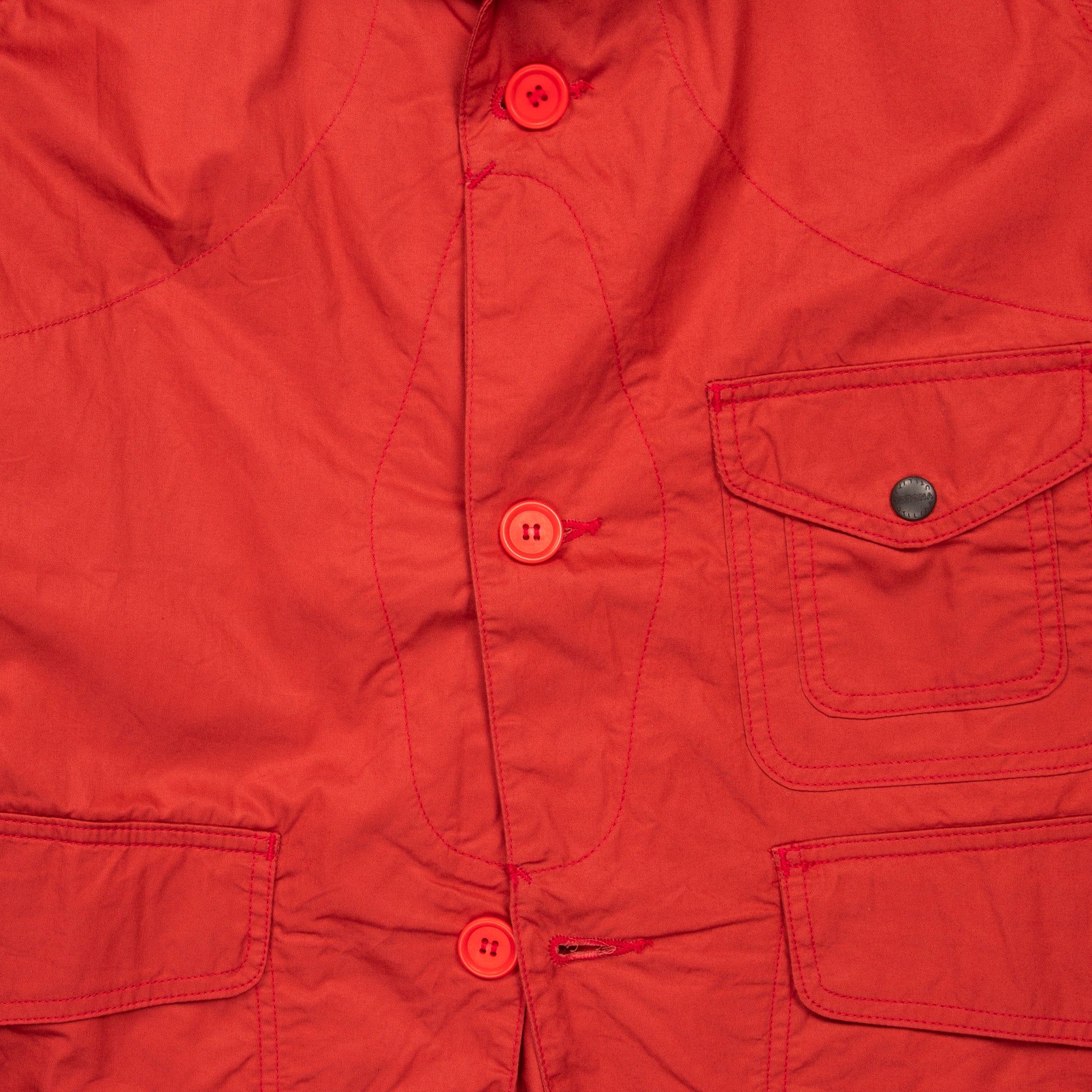 The Corona Utility CJ001 Game Jacket Cotton Light Twill Red