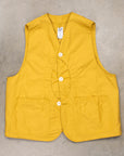 The Corona Utility CV001 Game Vest Cotton Light Twill Mustard