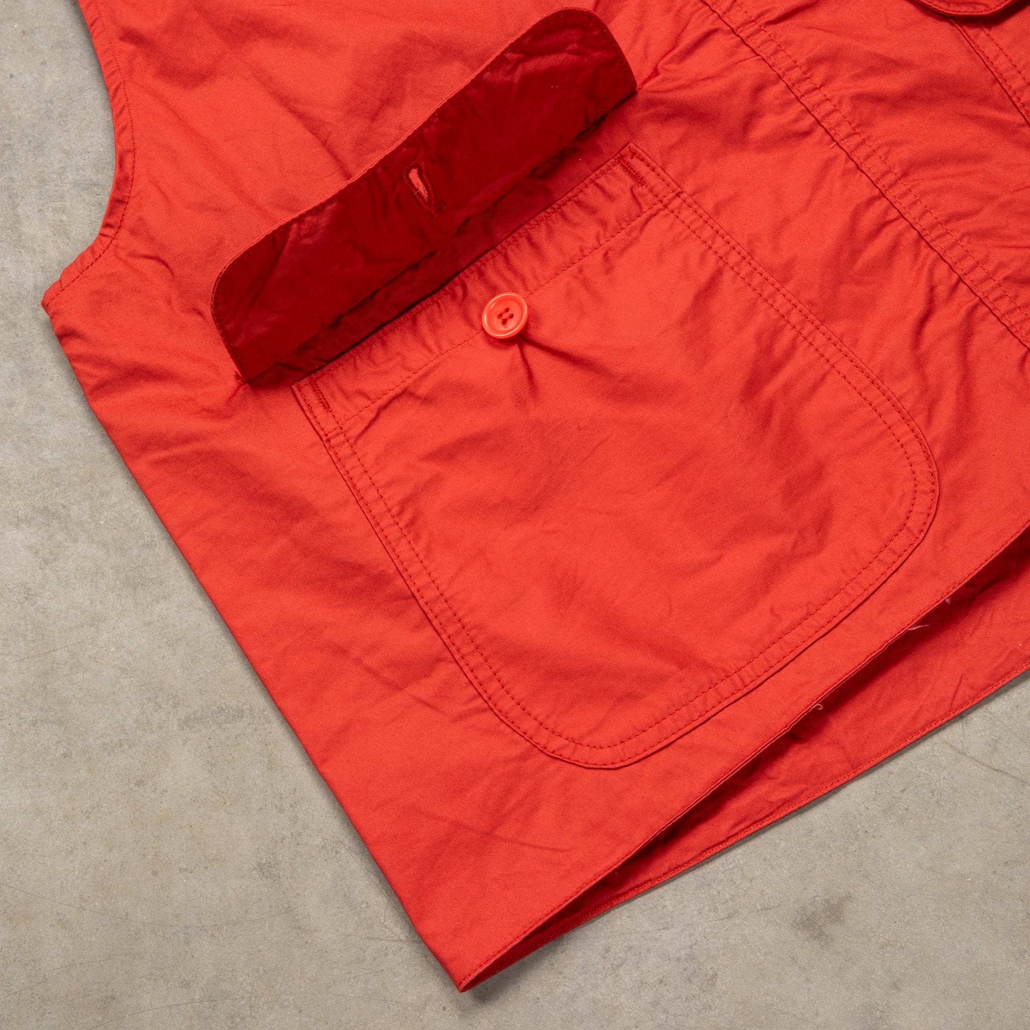 The Corona Utility CV001 Game Vest Cotton Light Twill Red