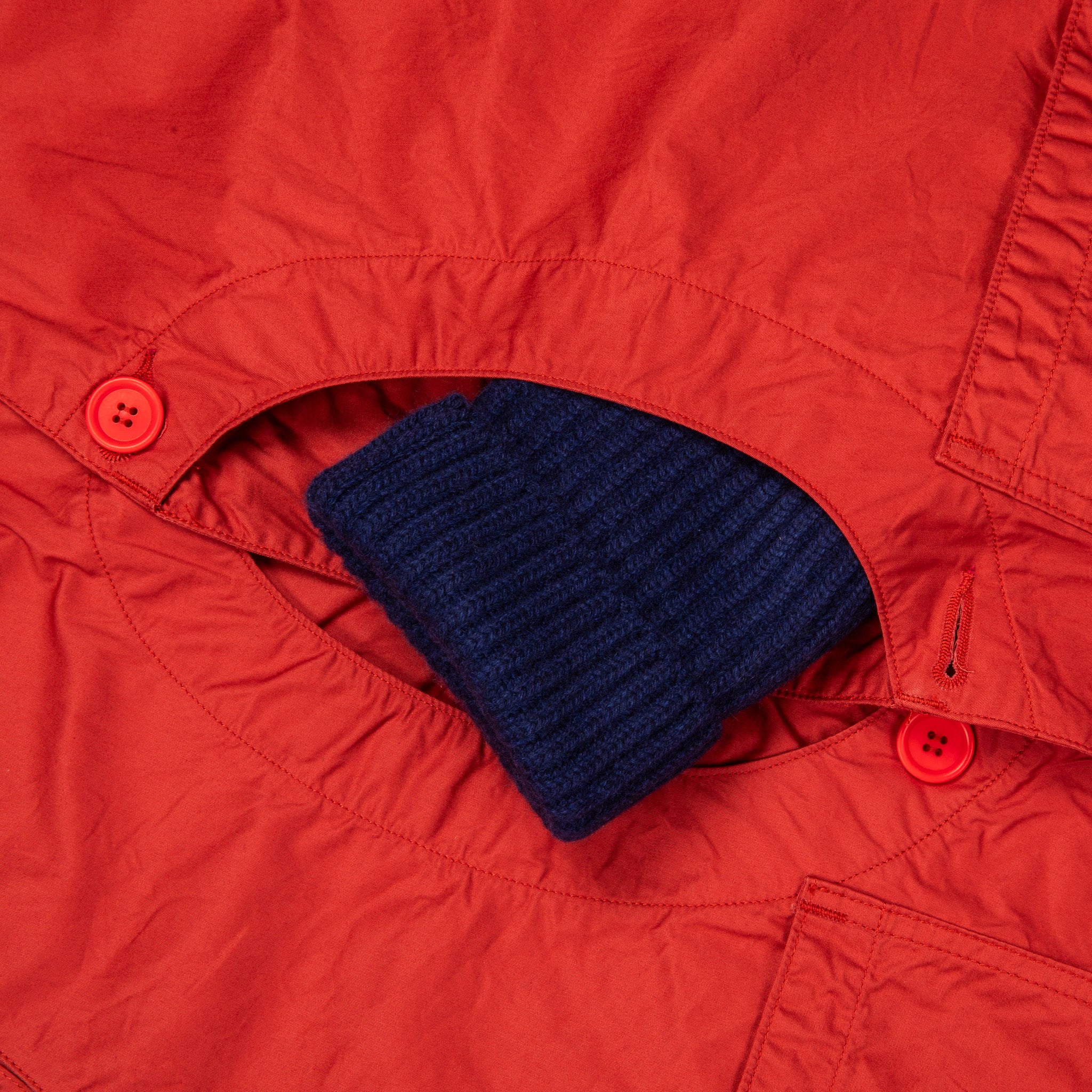 The Corona Utility CV001 Game Vest Cotton Light Twill Red