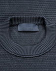 Stone Island Ghost Cotton-Cashmere Knit Crew Neck Slate Blue