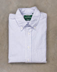 Gitman Vintage x Frans Boone Japanese Striped Oxford Mid Blue