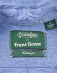 Gitman Vintage x Frans Boone 40/1 Irregular Yarn Oxford Dark Blue