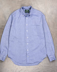 Gitman Vintage x Frans Boone 40/1 Irregular Yarn Oxford Dark Blue