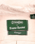 Gitman Vintage x Frans Boone 40/1 Irregular Yarn Oxford Dark Tan