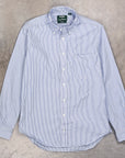 Gitman Vintage x Frans Boone Japanese Woven Stripe Light Blue
